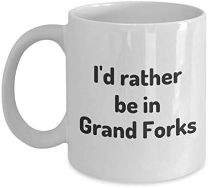 אני מעדיף להיות בגראנד פורקס כוס התה מטייל עמית לעבודה חבר מתנה צפון דקוטה ספל נסיעות נוכח