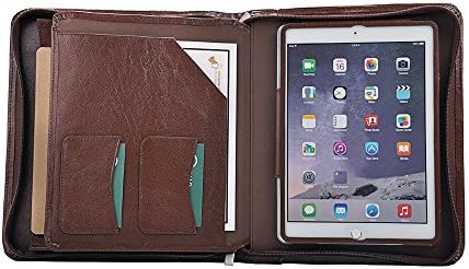 מארגן עור Deluxe Padfolio ל- iPad Air 2 / iPad Air ו- A5 נייר