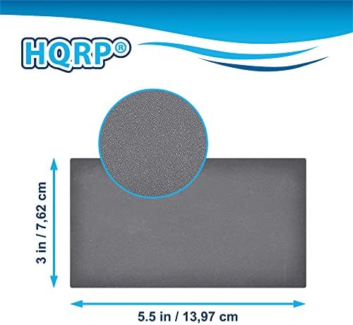 HQRP 3 x 5 1/2 נייר זכוכית יבש רטוב 400 חצץ, קרביד סיליקון אטום למים, 10 חבילה