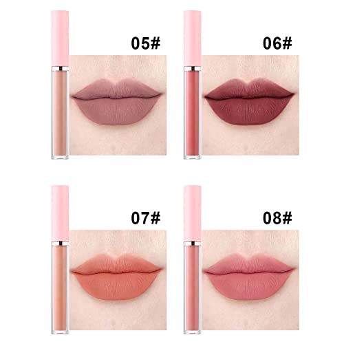 איפור ערכות עבור בני נוער 10-13 שפתון נוזלי שפתון ליפ גלוס לנשים 24 הוראס מקוריים 24 עמוק אדום מקורי