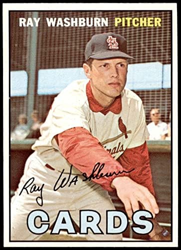 1967 Topps 92 Ray Washburn St. Louis Cardinals NM/MT Cardinals