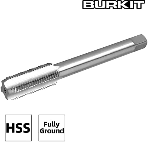 Burkit M13 x 0.75 חוט ברז על יד ימין, HSS M13 x 0.75 ברז מכונה מחורצת ישר