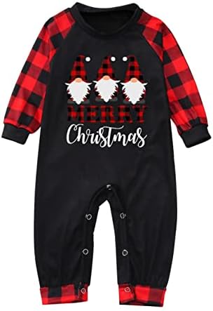 פיג'מה לחג המולד לפיג'מה משפחתית PJS תלבושות בגדי שינה של חג המולד פיג'מה תואמות סטים פלוס גודל