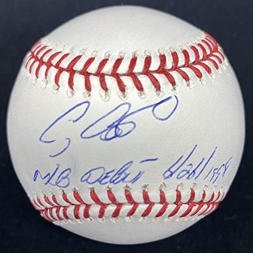 Craig Biggio MLB הופעת בכורה 6/26/88 חתום בייסבול טריסטאר - כדורי בייסבול חתימה