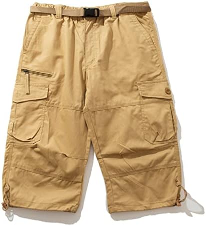 מכנסיים קצרים לגברים של YMOSRH מכנסיים קצרים בקיץ מכנסי טרנינג רופפים מכנסיים קצרים