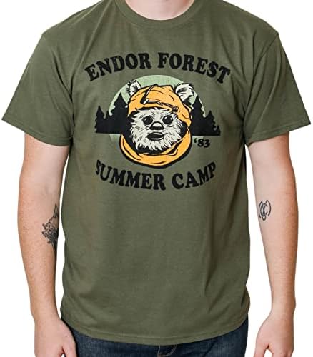 איווק אנדור יער קיץ מחנה פשפש להחזיר הג מצחיק למבוגרים חולצה