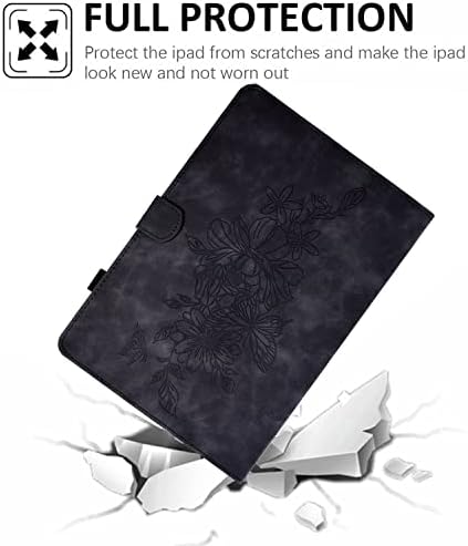 מארז מחשב טאבלט תואם ל- iPad 10th דור 10.9 מקרה 2022 שוחרר, עור פרמיום עור דק קיפול עמדת כיסוי פוליו