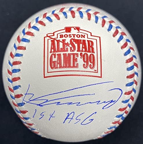 VLADIMIR GUERRERO 1 ASG חתום 1999 All Star Game Logo Baseball JSA - כדורי חתימה