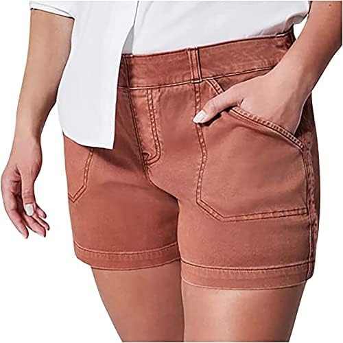 2023 מכנסיים קצרים של נתיב לנשים קיץ מזדמן 6 אינץ 'מכנסי טיול קצרים עם כיסים צ'ינו ברמודה מכנסיים קצרים