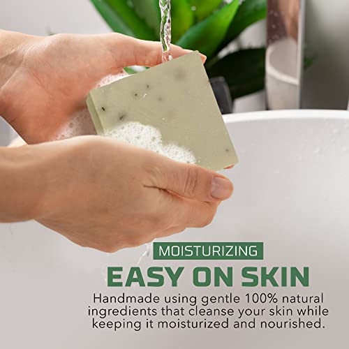 גיל של מרווה טבעי בר סבון לנשים - טבעוני אמבט סבון ברים מתנת סט-בעבודת יד קר תהליך אומן סבון עם חיוני