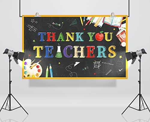 ווהדו תודה לך מורים תא צילום רקע הערכה של מורים יום מסיבת לוח מודעות תליית סימן בכיתה רקע קיר קישוט