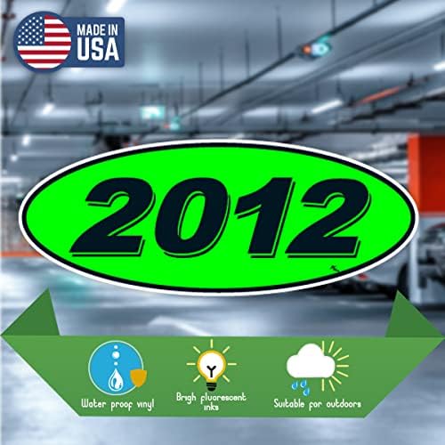 Versa Tags 2012 2013 2014 & 2015 דגם סגלגל שנת סוחר מכוניות מדבקות חלונות נוצרות בגאווה בארצות הברית