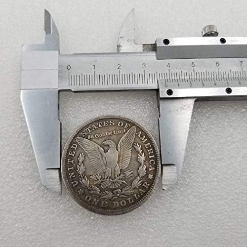 Kecreat 1896-Copy Morgan Dullar ציפוי מטבע סילבר-ריפליקה ארהב מקורי מקורי מקורי מקורי מקור מורגן מטבעות