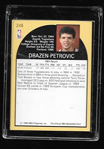 1990-91 Hoops כדורסל 248 דרזן פטרוביץ