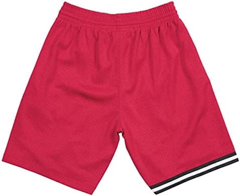 מיאמי היט 1996-97 מכנסיים קצרים של סווינגמן אדום של גברים אלטרנטיביים