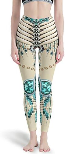 מנדלה אמריקאית לוכד חלומות נשים חמודות חותלות עיצוב מכנסי יוגה דקים לכושר