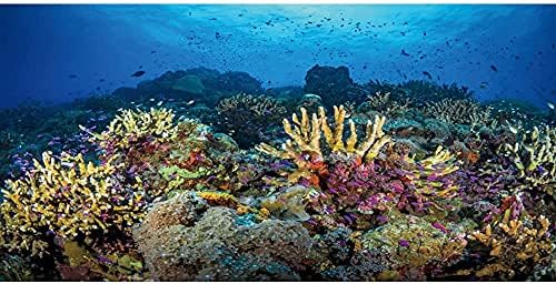 24 על 12 אינץ ויניל צבעוני מתחת למים אלמוגים אקווריום רקע התת דגי טנק רקע