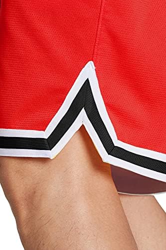 מכנסיים קצרים של כדורסל של גברים עם כיסים - מיקרו מקורב מקורב מהיר יבש אימון אתלט אימון כושר ~ 5xl