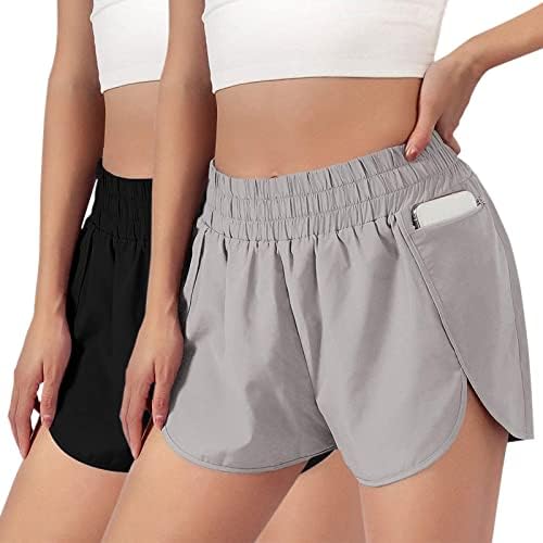 מכנסיים קצרים לנשים לקיץ מזדמן מותניים גבוהים עם מותניים נוחות מכנסיים קצרים