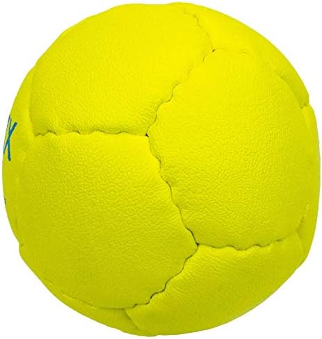 SWAX LAX כתום וצהוב צרור צהוב כדורי אימון לקרוס - כדור אימונים מקורה וחיצוני עם פחות קפיצה וריבאונדים
