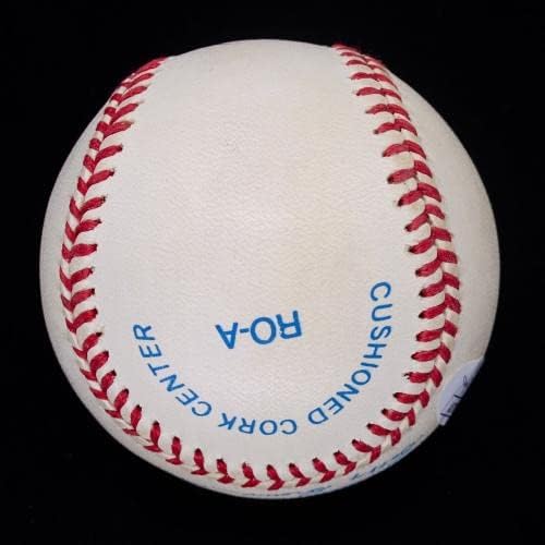 קן גריפי ג'וניור חתום על חתימה חתימה בייסבול OAL JSA COA AC57084 - כדורי בייסבול עם חתימה