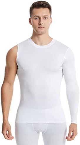 חדש דחיסת חולצות לגברים 1/2 זרוע אחת ארוך שרוול אתלטי בסיס שכבה גופיית הילוך חולצה לאימון כדורסל